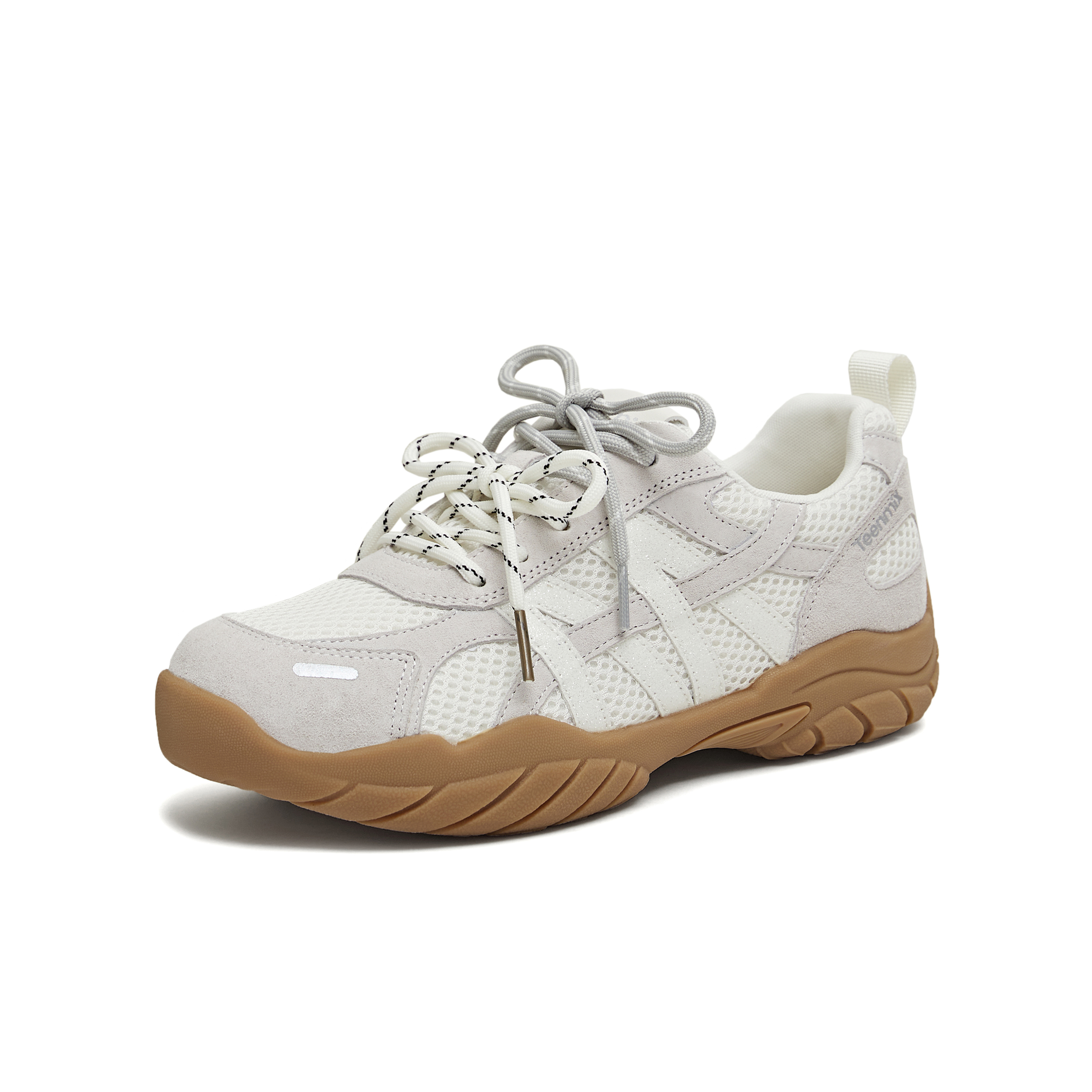 天美意2026春新款商场同款复古双鞋带阿甘鞋女德训鞋BM471AM6