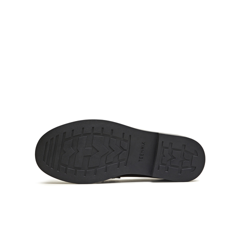 天美意2026春新款商场同款简约蝴蝶结皮鞋乐福鞋女单鞋CXC58AA6