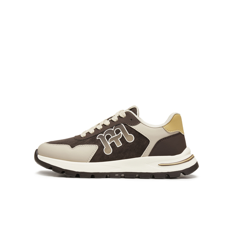 天美意2026春新款商场同款复古系带拼色运动男德训鞋WEA01AM6