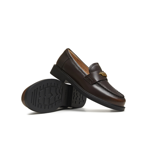 天美意2026春新款商场同款一脚蹬乐福鞋简约时尚女皮鞋CXC59AA6