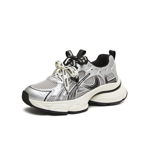 天美意2026春新款商场同款运动网面拼接老爹鞋女休闲鞋BM501AM6