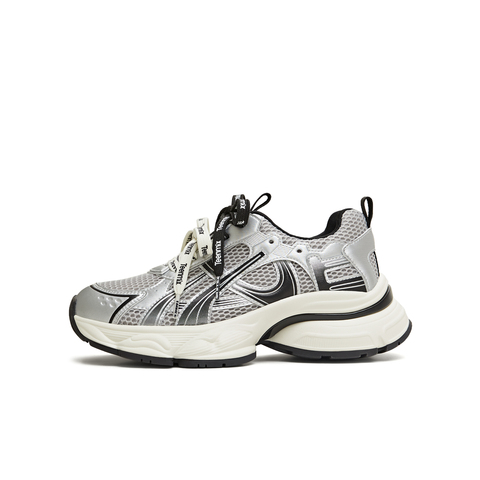 天美意2026春新款商场同款运动网面拼接老爹鞋女休闲鞋BM501AM6