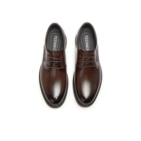 天美意2026春新款商场同款百搭商务上班通勤男正装皮鞋2UU11AM6