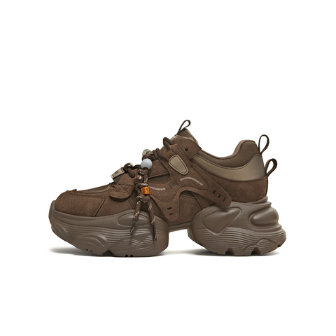 天美意2026春新款运动休闲百搭厚底系带户外女老爹鞋KD129AM6