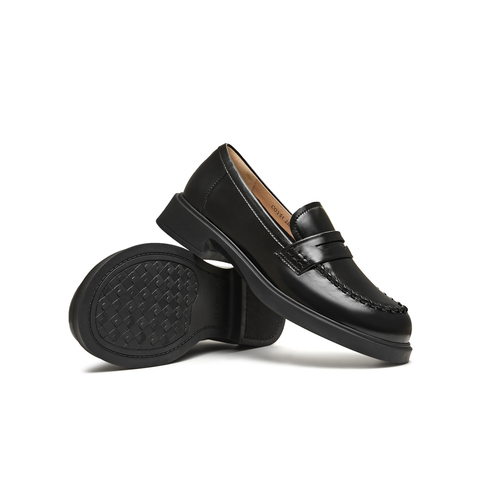 天美意2026春新款商场同款厚底百搭英伦乐福鞋女单鞋COY51AA6