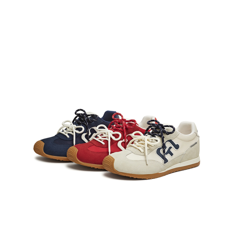 天美意2026春新款商场同款厚底双鞋带复古百搭女德训鞋BM551AM6