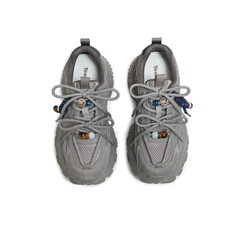 天美意2026春新款商场同款复古百搭系带厚底女老爹鞋BM581AM6