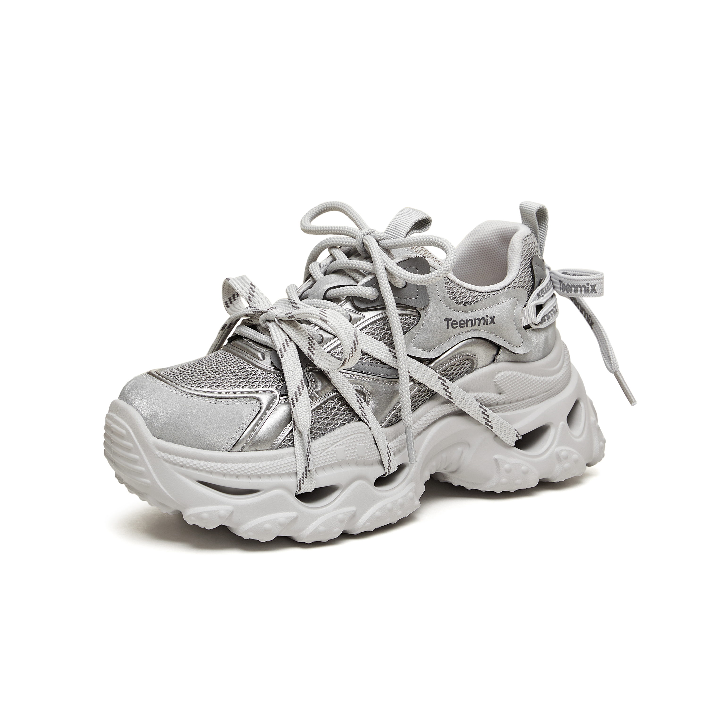 天美意2026春新款商场同款厚底运动百搭休闲女老爹鞋BM821AM6