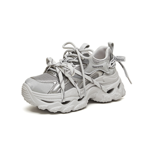 天美意2026春新款商场同款厚底运动百搭休闲女老爹鞋BM821AM6