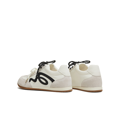 天美意2026春新款双鞋带百搭复古运动休闲潮流女德训鞋KG161AM6