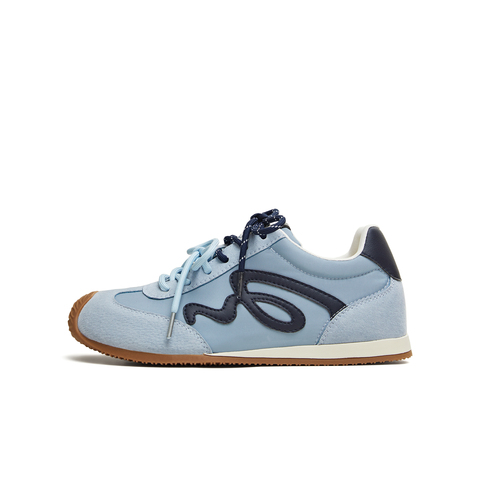 天美意2026春新款双鞋带百搭复古运动休闲潮流女德训鞋KG161AM6