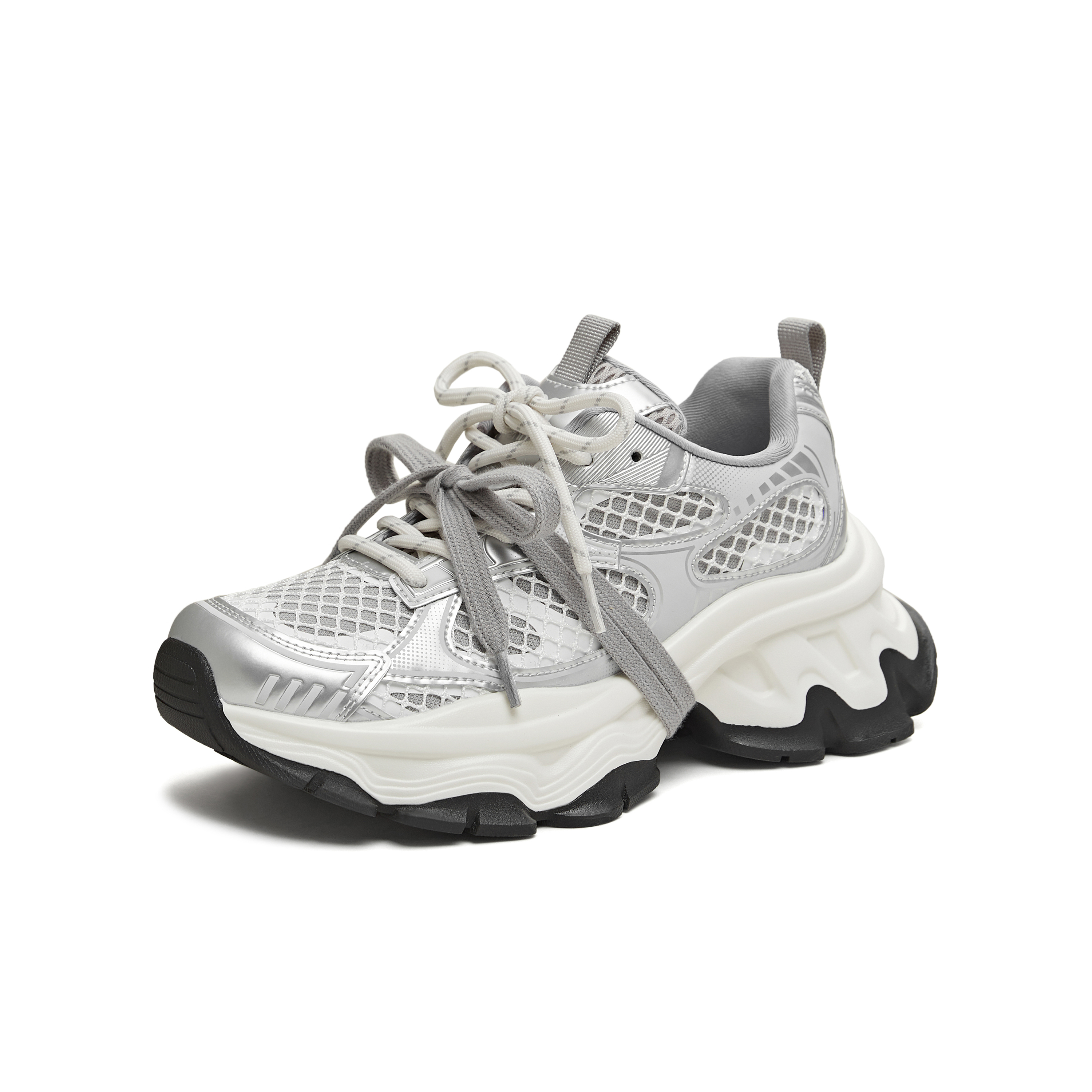 天美意2026春新款厚底舒适轻便潮流运动老爹鞋女休闲鞋KD136AM6