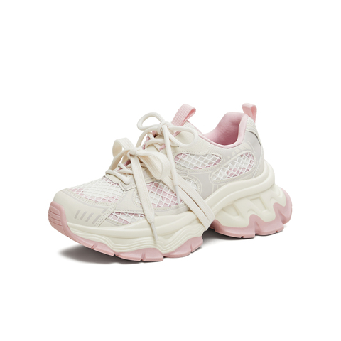 天美意2026春新款厚底舒适轻便潮流运动老爹鞋女休闲鞋KD136AM6