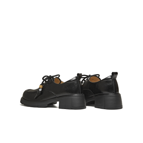 天美意2026春新款商场同款平底百搭通勤系带女乐福鞋BM851AM6