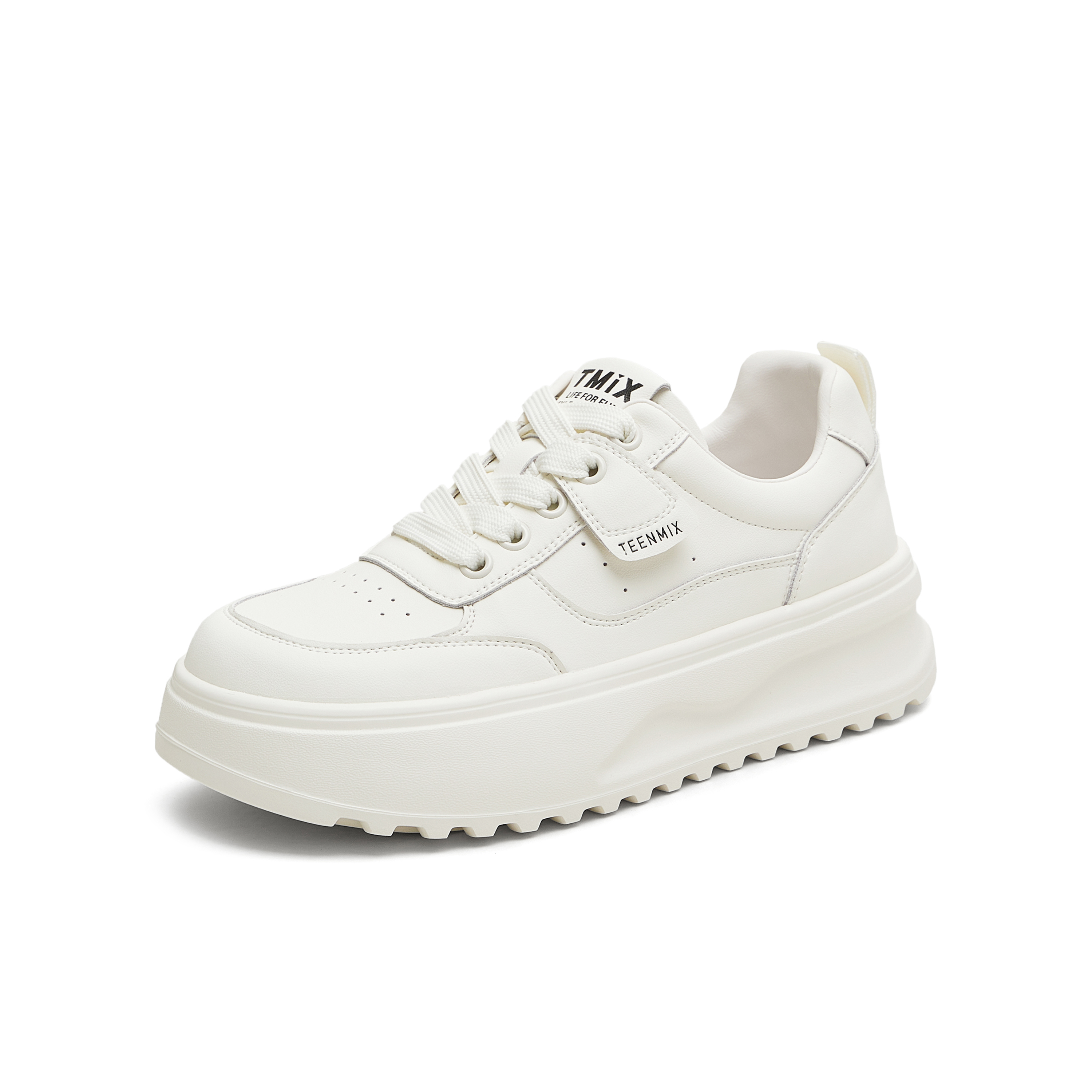 天美意2026春新款商场同款休闲板鞋运动厚底女小白鞋BJ564AM6