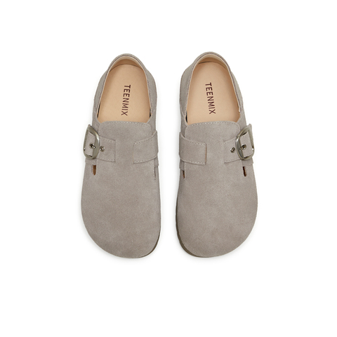 天美意2026春新款商场同款舒适单鞋一脚蹬百搭女勃肯鞋BJ558AM6