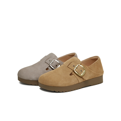 天美意2026春新款商场同款舒适单鞋一脚蹬百搭女勃肯鞋BJ558AM6