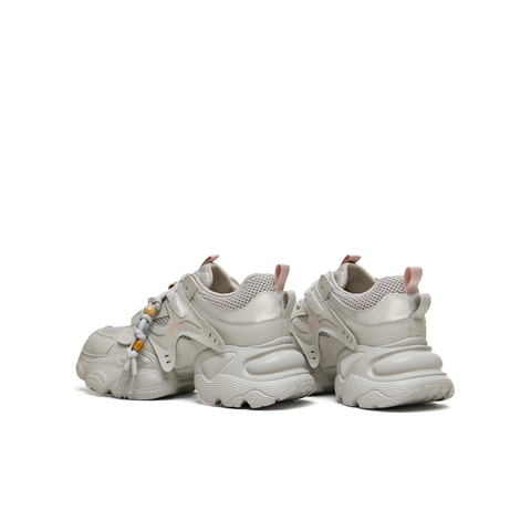 天美意2026春新款运动休闲百搭厚底系带户外女老爹鞋KD129AM6