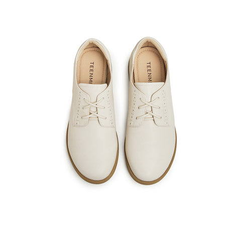 天美意2026春新款商场同款厚底复古百搭英伦鞋女单鞋CCJ50AM4