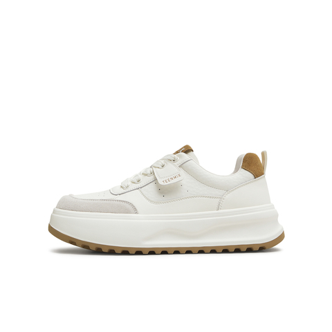 天美意2026春新款商场同款休闲板鞋运动厚底女小白鞋BJ564AM6