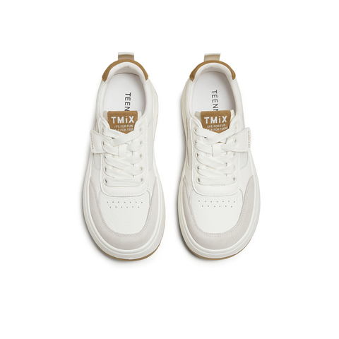 天美意2026春新款商场同款休闲板鞋运动厚底女小白鞋BJ564AM6