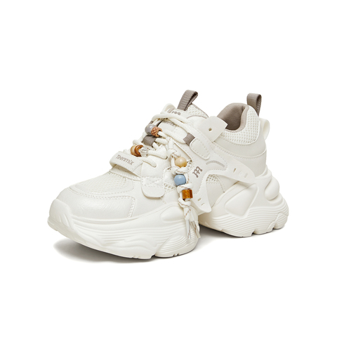 天美意2026春新款运动休闲百搭厚底系带户外女老爹鞋KD129AM6