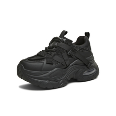 天美意2026春新款商场同款厚底时尚水钻休闲鞋女老爹鞋BM181AM6