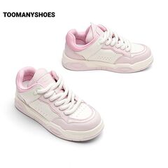 Toomanyshoes女鞋23秋新款北海道吐司舒适厚底圆头系带板鞋休闲鞋