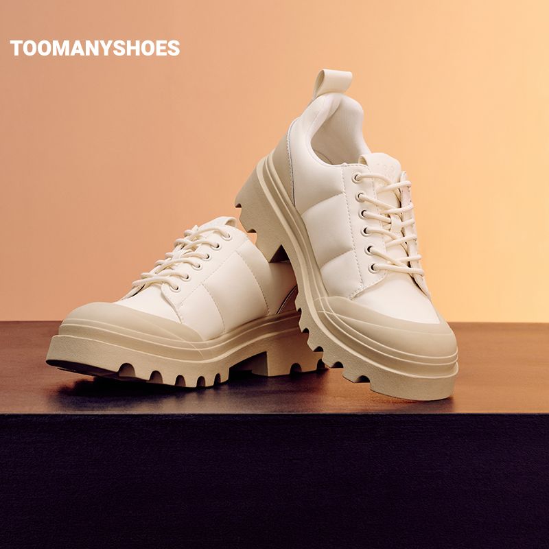 Toomanyshoes女鞋2024新款Iceland踢不烂大头鞋厚底增高休闲板鞋