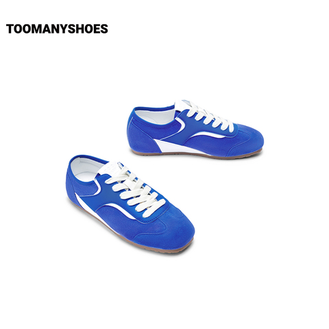 孙千同款Toomanyshoes马君妍梨泰院好溜鞋复古德训银色运动跑鞋女