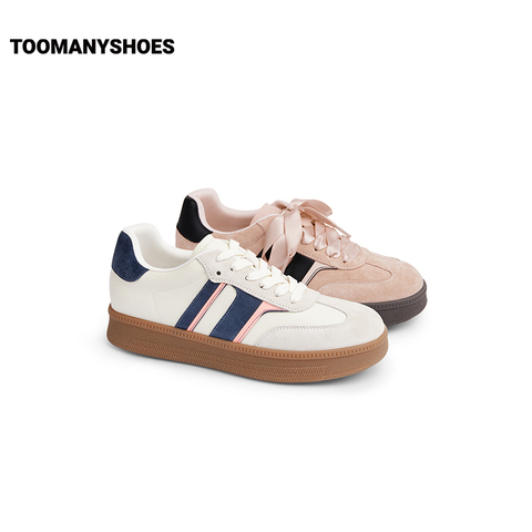 Toomanyshoes女鞋2025新款莓果派对厚底德训鞋时尚休闲运动鞋板鞋