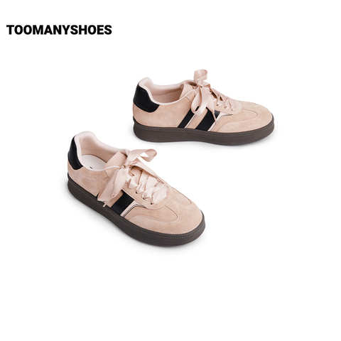 Toomanyshoes女鞋2025新款莓果派对厚底德训鞋时尚休闲运动鞋板鞋