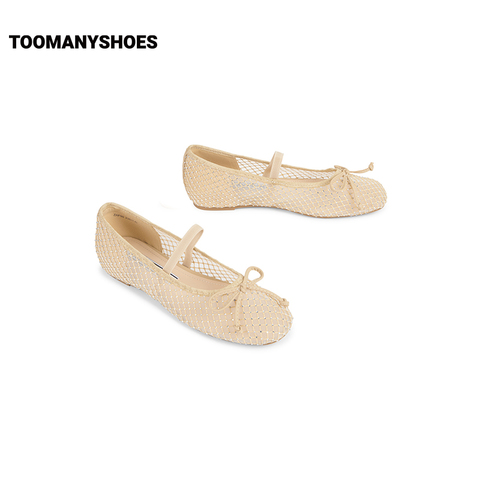 Toomanyshoes女鞋25新款松弛底色时尚芭蕾舞鞋甜美少女感通勤单鞋