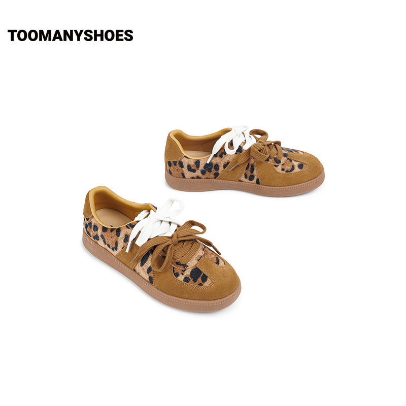 Toomanyshoes虚拟恋人银色板鞋小白鞋芭蕾德训鞋女