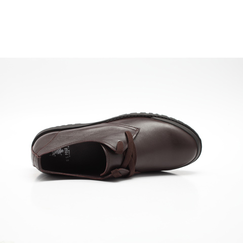 U.S. POLO ASSN. 美国马球协会 简约耐磨防滑坦克足底按摩休闲 棕色 男士 皮鞋 Q490481