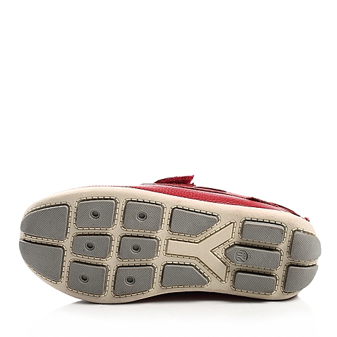 U.S.POLO ASSN./美国马球协会春秋季红色牛皮男小童满帮鞋L70369