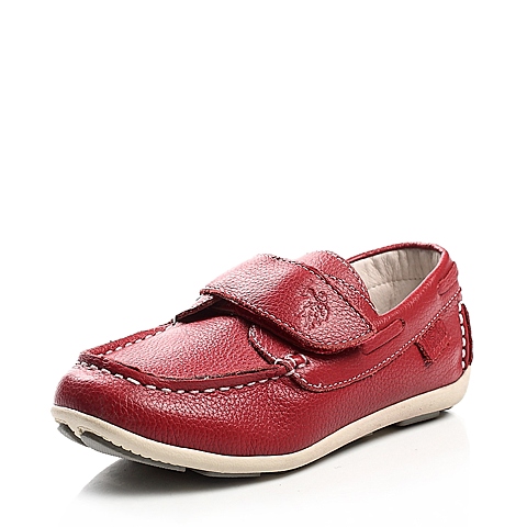 U.S.POLO ASSN./美国马球协会春秋季红色牛皮男小童满帮鞋L70369