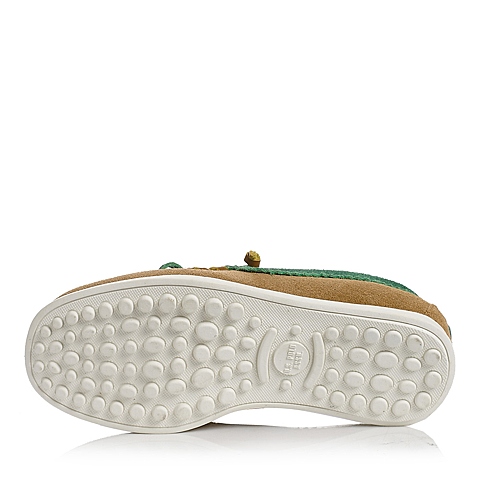 U.S.POLO ASSN./美国马球协会春秋季啡色牛皮男小童满帮鞋L70373