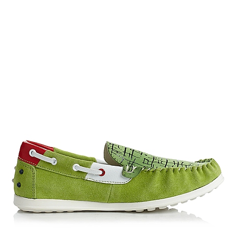 U.S.POLO ASSN./美国马球协会春秋季绿色牛皮/PU男小童满帮鞋L70281