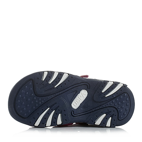 U.S.POLO ASSN美国马球协会夏季PU+织物女小童凉鞋时尚凉鞋L50011