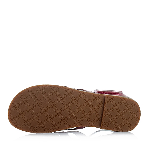 U.S.POLO ASSN./美国马球协会夏季牛剖层皮女小童凉鞋时尚凉鞋L50057