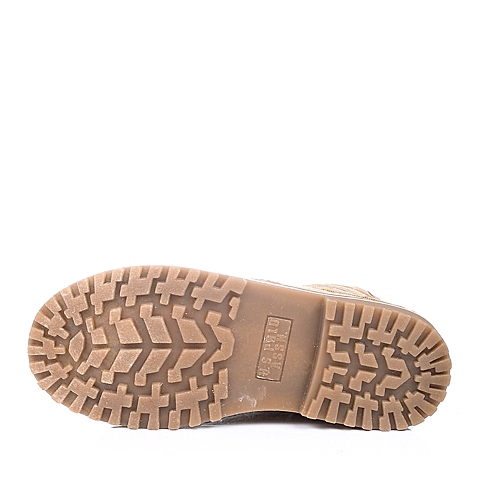 U.S.POLO ASSN./美国马球协会春秋季啡色PU男小童皮鞋满帮鞋L50172