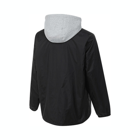 VANS范斯2024男子Riley II Coach Jacket梭织连帽外套VN000HMHBLK