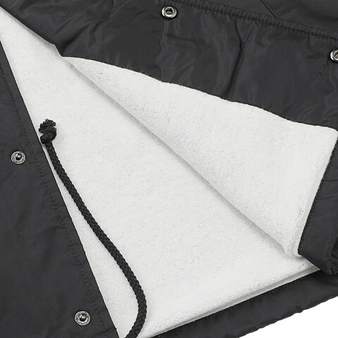 VANS范斯2024男子Riley II Coach Jacket梭织连帽外套VN000HMHBLK