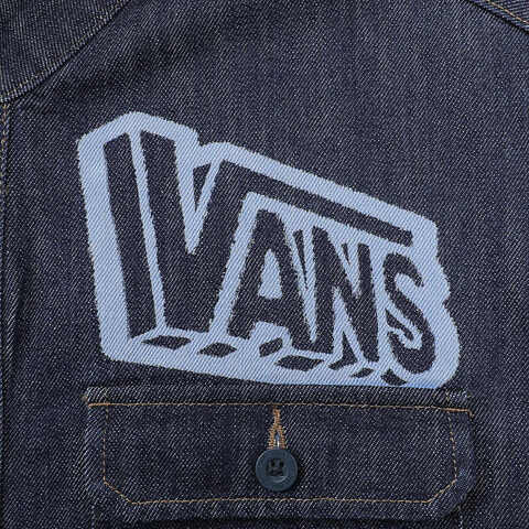 VANS范斯2024男子DENIM CLASSIC LOGO JKT梭织无帽外套VN000J1TCRF