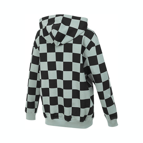 VANS范斯2024女子BIG CHECKER LOGO HOODIE针织连帽卫衣VN000GQVCRC