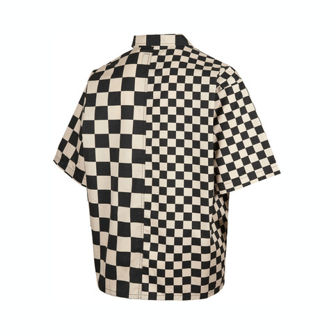 VANS范斯2024男子HYBRID CHECKER SHIRT短袖衬衫VN000HZWDLR