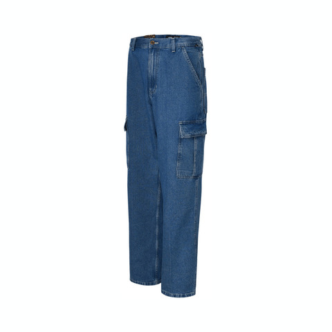 VANS范斯2024男子Service Cargo Loose Denim Pant梭织长裤VN000HANAHU