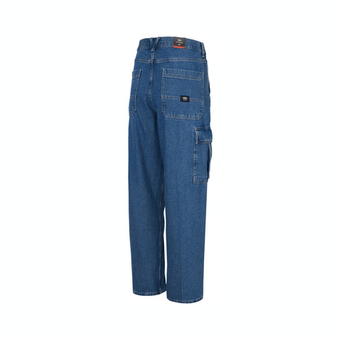 VANS范斯2024男子Service Cargo Loose Denim Pant梭织长裤VN000HANAHU