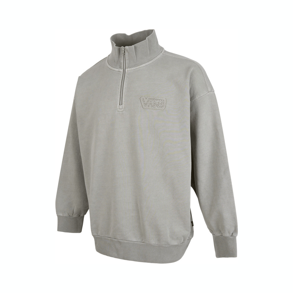 VANS范斯2024男子ZQ HALF ZIP CREW针织无帽卫衣VN000P6PZUJ